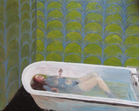 Ophelia in the bath - 40cm x 50cm