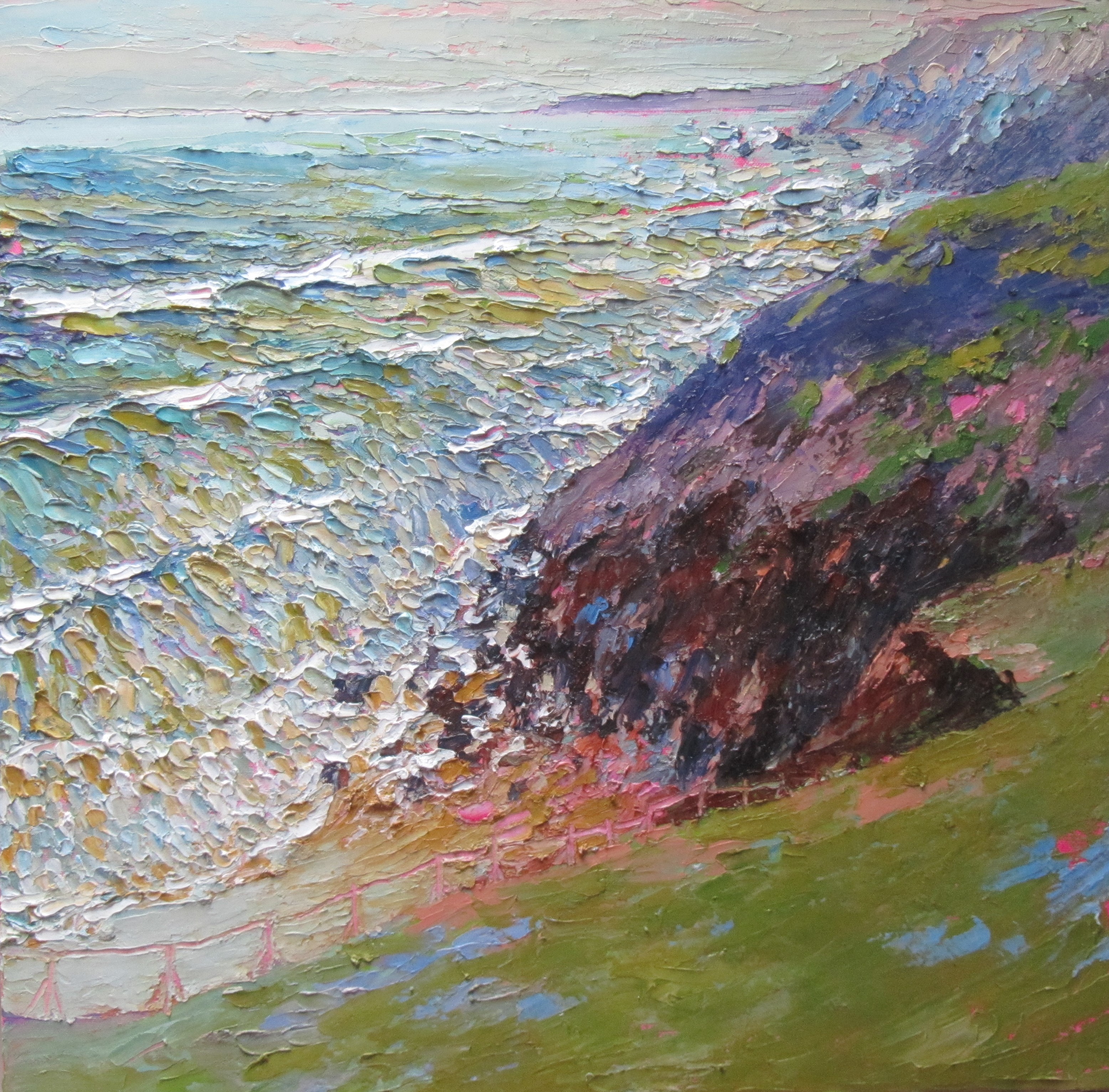 From the cliff - 50cm x 50cm