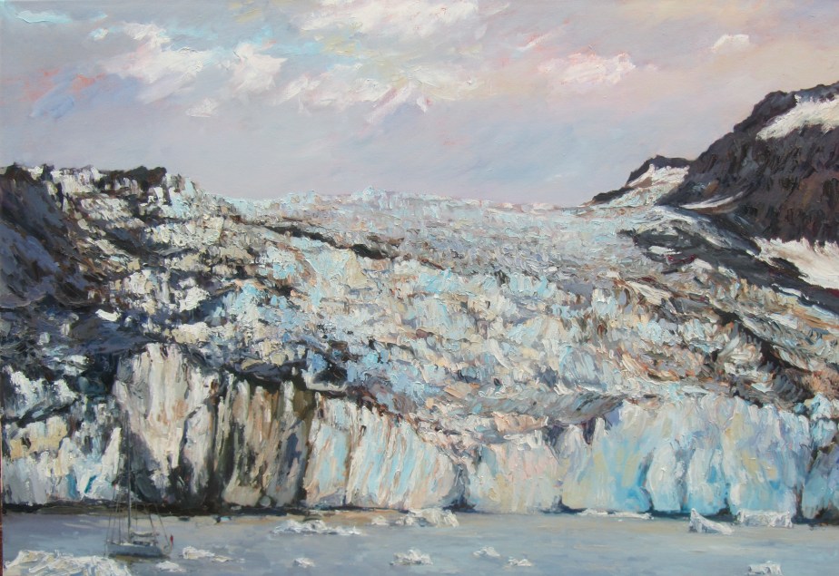 Anchorage, Borgvig Glacier - 70cm x100cm