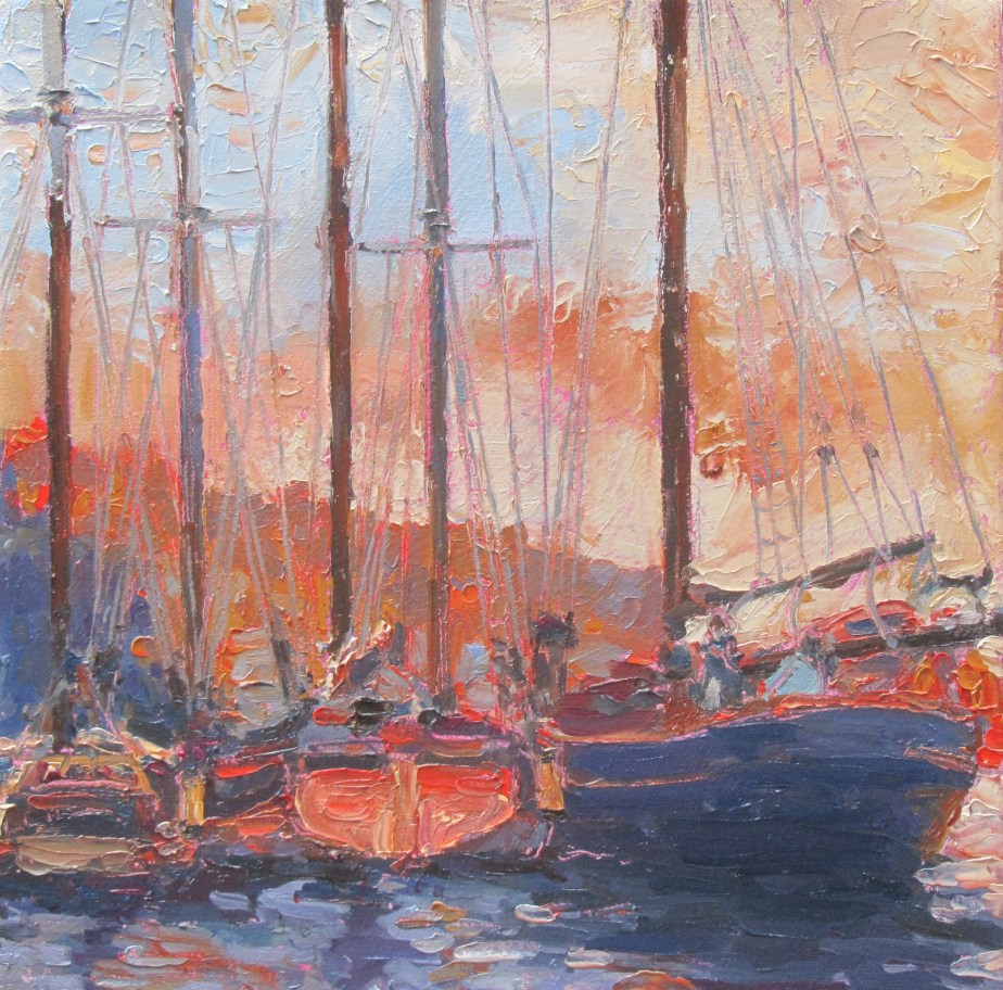 Late in the day - 30cm x 30cm