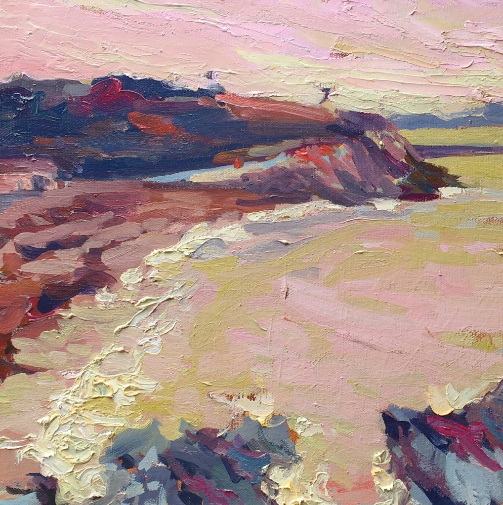 'Sea pink' - 30cm x 30cm