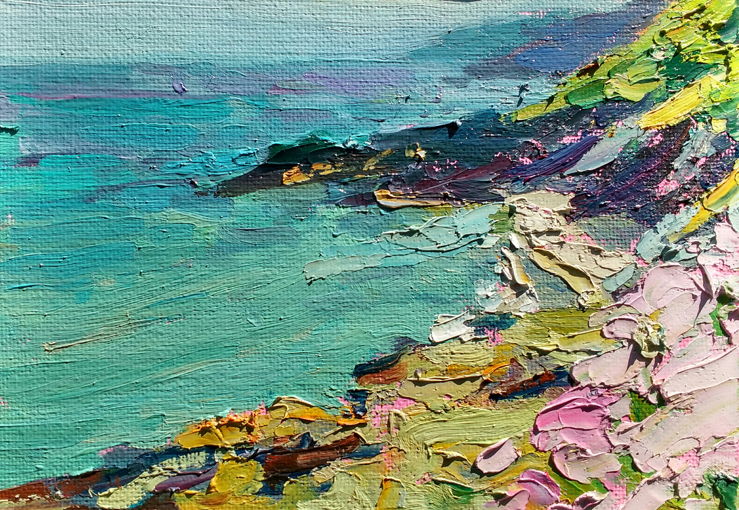 Sea pinks - 12.5cm x 18cm