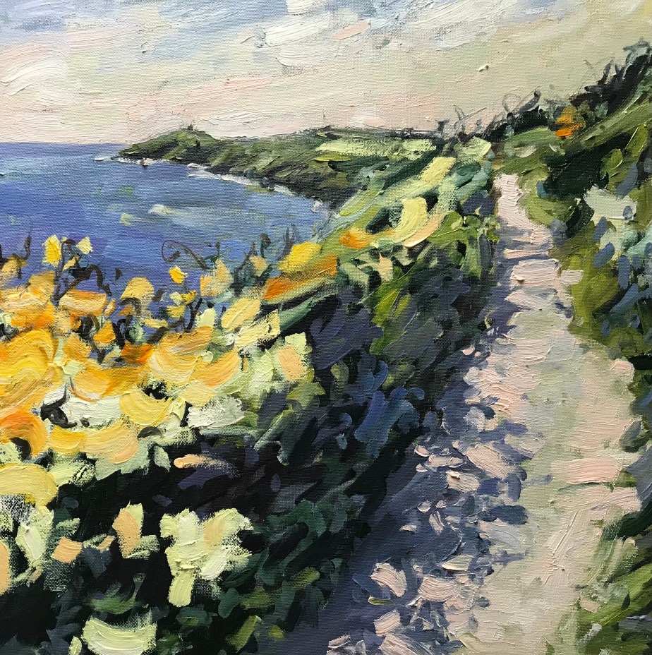 Coast path, Rame head painting